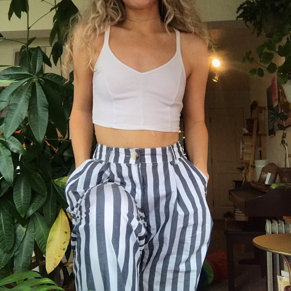 White tank top